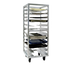 Thumbnail image #1 for Universal Mobile End-Loading Stepped-Angle Pan Rack, 12-Pair Aluminum