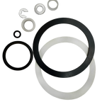Thumbnail image #1 for NBR Equipment P8DK8 Waste Drain Repair Kit with 3-1/2-inch Paper and Rubber Gaskets, Plunger Seal, Bushing, Handle Seal, Washer, Clip, and O-Ring
