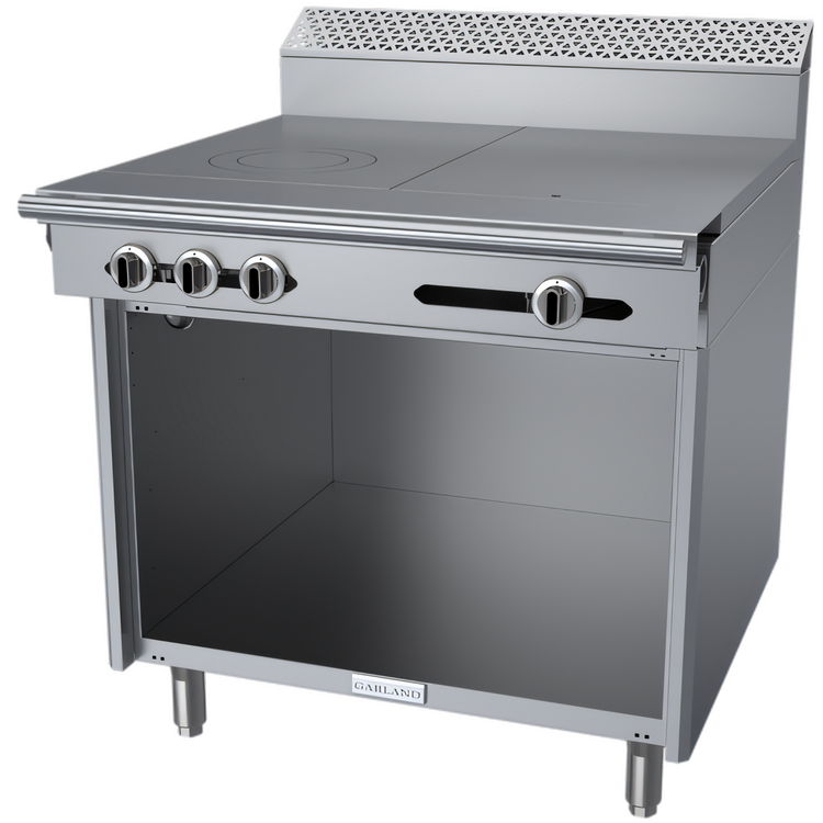 Product image #1 for Garland Cuisine Series Heavy Duty 36-Inch Gas Combination Top Range with Storage Base