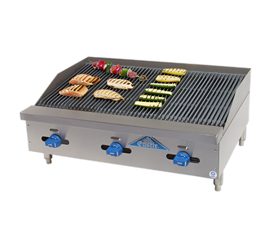 Product image #1 for Comstock-Castle 36-Inch Countertop Gas Lava Rock Char-Broiler