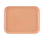 Thumbnail image #1 for Cambro Camtray® 1216117 Rectangular Fiberglass Cafeteria Tray, 12 x 16-5/16 Inch, Dark Peach Case of 12