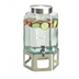 Thumbnail image #1 for Cal-Mil Hexagon 2 Gallon Single Beverage Dispenser with Ice Chamber and Stainless Steel Base