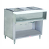 Thumbnail image #1 for Advance Tabco Triumph (Supreme) 3-Well LP Gas Wet Bath Hot Food Table with Cutting Board and Open Undershelf