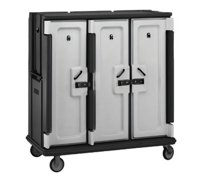 Product image #1 for Cambro Insulated Tall Profile 3-Compartment 30-Tray Meal Delivery Cart for 15 x 20 Inch Trays