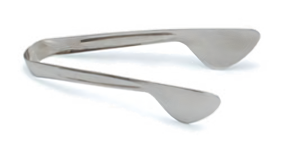 Product image #1 for Carlisle 8-Inch Pastry Tongs, One-Piece 18/8 Stainless Steel, Mirror Polished Finish