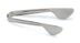 Thumbnail image #1 for Carlisle 8-Inch Pastry Tongs, One-Piece 18/8 Stainless Steel, Mirror Polished Finish