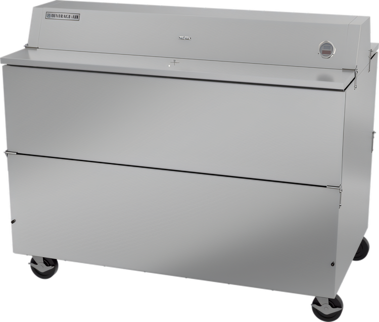 Product image #1 for Beverage-Air STF58HC-1-S 58-Inch Dual Access School Milk Cooler, Forced Air, Stainless Steel, 24.3 Cu. Ft.