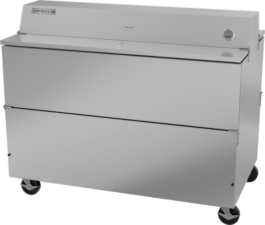 Product image #1 for Beverage-Air STF58HC-1-S 58-Inch Dual Access School Milk Cooler, Forced Air, Stainless Steel, 24.3 Cu. Ft.