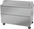 Thumbnail image #1 for Beverage-Air STF58HC-1-S 58-Inch Dual Access School Milk Cooler, Forced Air, Stainless Steel, 24.3 Cu. Ft.