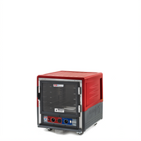 Metro C5 3 Series Undercounter Heated Holding and Proofing Cabinet with Clear Polycarbonate Door and Universal Wire Slides