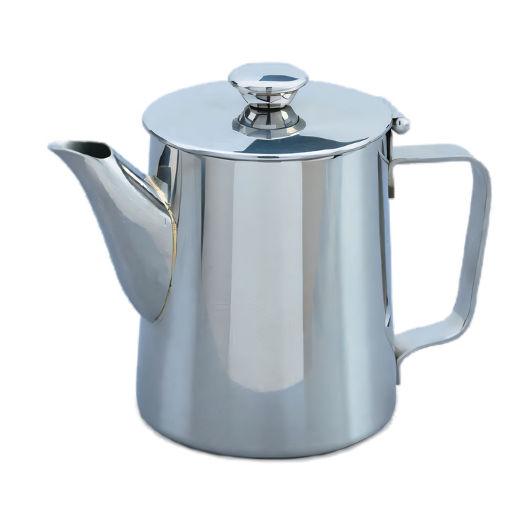 Product image #1 for Melody 10 oz. 18/10 Stainless Steel Tea and Coffee Server with Lid and Built-In Strainer