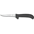 Thumbnail image #1 for Dexter Russell Sani-Safe 11213B 4-1/2-Inch Hollow Ground Utility/Deboning Knife, High-Carbon Stainless Steel, Black Polypropylene Handle Case of 12