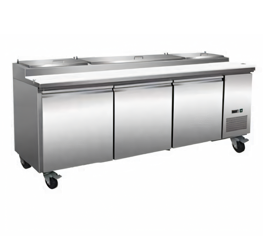 Product image #1 for Serv-Ware 93-Inch 12-Pan Pizza Prep Table Refrigerator