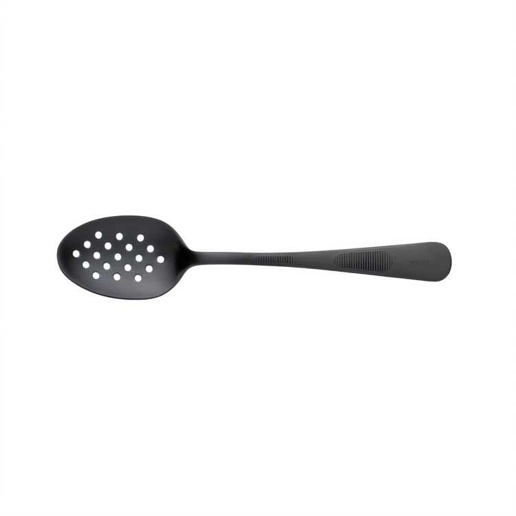 Product image #1 for Mercer Culinary 7-7/8 Inch Perforated Plating Spoon with Deep Well Bowl