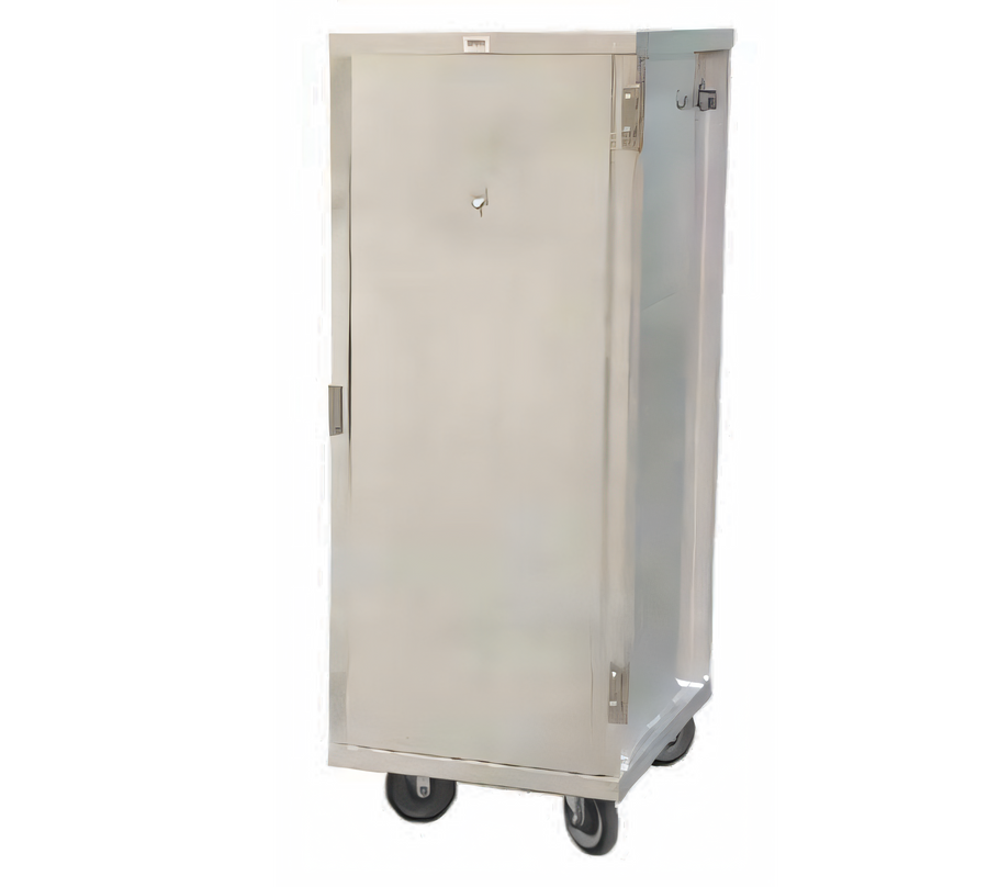 Product image #1 for Omcan USA 32-Tier Enclosed Mobile Aluminum Pan Rack Cabinet for 18 x 26 Inch Pans