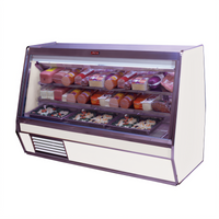 Howard-McCray 32E Series 98-Inch Full Service Deli Meat & Cheese Service Case with Straight Glass and Self-Contained Refrigeration