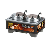 Vollrath Cayenne Full-Size Rethermalizing Soup Merchandiser Base with 7 Qt Accessory Pack, Tuscan Graphics