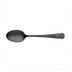 Thumbnail image #1 for Mercer Culinary 7-7/8 Inch Solid Plating Spoon, 1-1/3 oz, Deep Well Bowl, Black Matte Handle