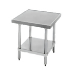 Thumbnail image #1 for Advance Tabco SAG-MT-303 36"W x 30"D x 24"H Stainless Steel Equipment Stand with 430 Stainless Steel Top and Adjustable Undershelf