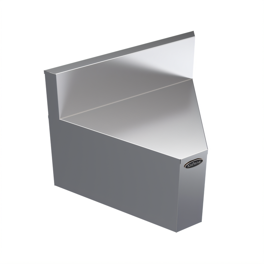 Product image #1 for Krowne Royal Series 60° Rear Corner Underbar Angle Filler, 19-Inch Front-to-Back, Stainless Steel