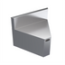 Thumbnail image #1 for Krowne Royal Series 60° Rear Corner Underbar Angle Filler, 19-Inch Front-to-Back, Stainless Steel
