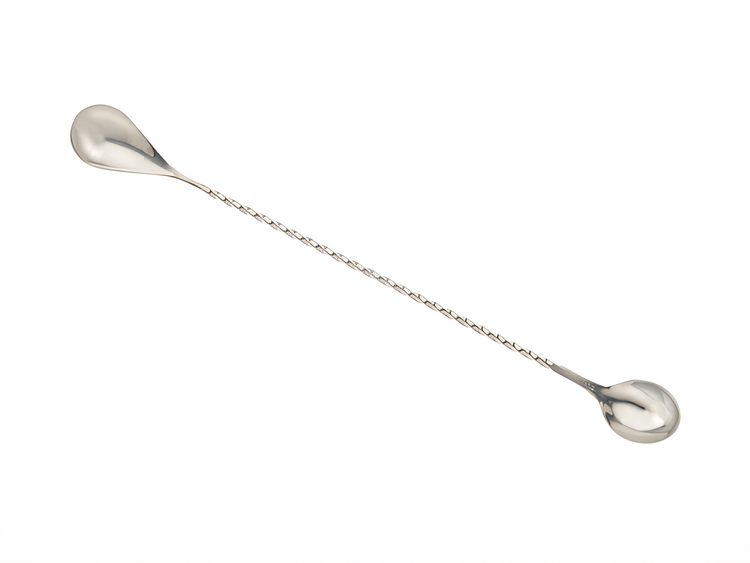 Product image #1 for Barfly 12-1/4 Inch Twisted Shaft Bar Spoon with 1 Tsp Measured End, 18/8 Stainless Steel