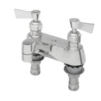 Thumbnail image #1 for Fisher 1744 4-Inch Centers Deck-Mount Lavatory Faucet with Lever Handles, Rigid Spout, and Lead-Free Compliance
