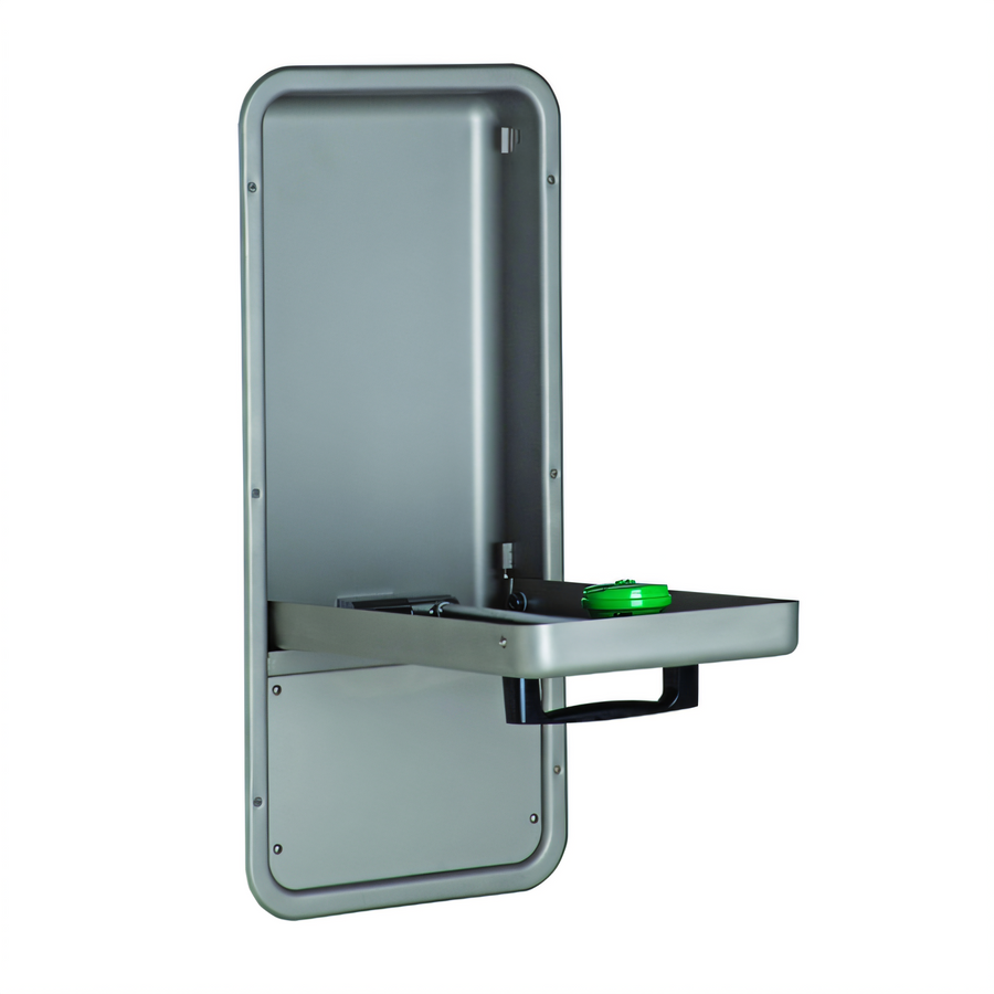 Product image #1 for T&S Brass Recessed Wall-Mounted Eyewash Station with Panic Bar