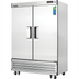 Thumbnail image #1 for Everest Refrigeration EBF2 Two-Section Reach-In Freezer with Bottom-Mounted Self-Contained R290 Refrigeration, 50 Cu. Ft.