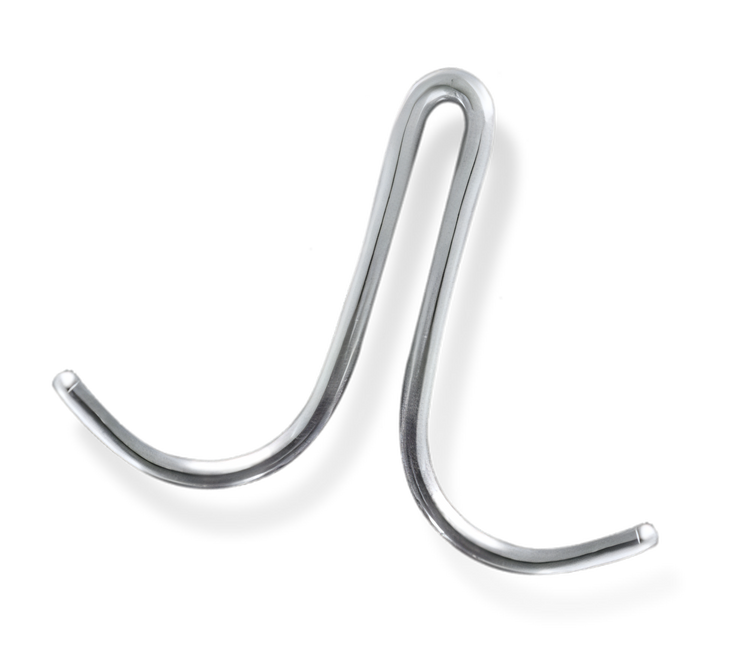 Product image #1 for Commercial Double Prong 304 Stainless Steel Pot Rack Hook
