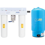 Thumbnail image #1 for Everpure EV933652 High-Volume Water Prefilter Kit with 12-Gallon Reserve Tank, 10-Micron Cartridges, 10 GPM, 3/4-Inch Inlet/Outlet