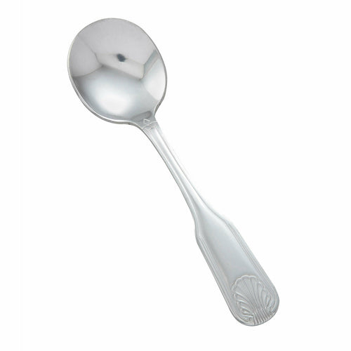 Product image #2 for Winco Toulouse 6-3/8-Inch Bouillon Spoon, 18/0 Stainless Steel, Extra Heavyweight, Mirror Finish