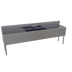 Thumbnail image #1 for Glastender Three-Compartment Stainless Steel Underbar Sink Unit with Left and Right 30-Inch Drainboards
