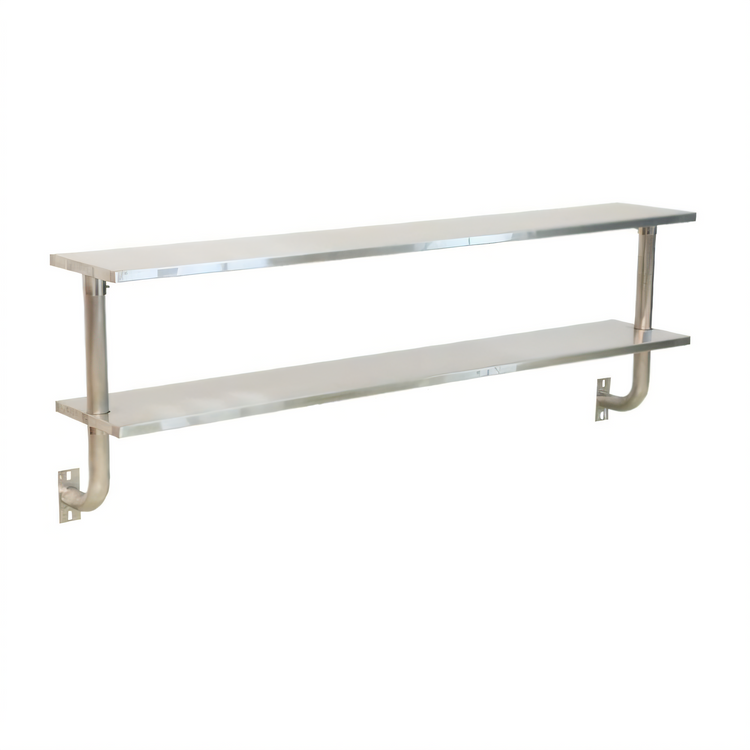 Product image #1 for Klinger's Trading Double Work Shelf for Equipment Stand Cabinet, 49 x 10 x 22 Inches, 18/430 Stainless Steel
