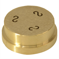 Omcan #386 Casarecce Brass Pasta Machine Die, 8.8 mm