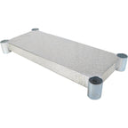Thumbnail image #1 for BK Resources VTS-8424 Adjustable Galvanized Steel Undershelf for 84"W x 24"D Work Table