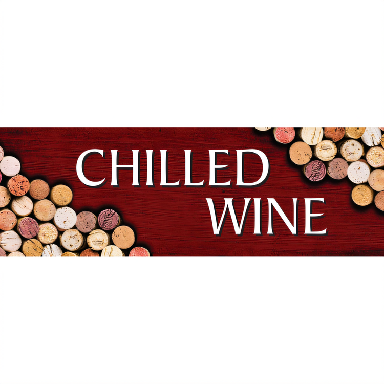 Product image #1 for Beverage-Air Cork Chilled Wine Sign for MMR23