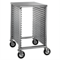 Cres Cor Half-Height Mobile Utility Rack for 18 x 26 Inch Pans