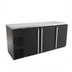Thumbnail image #1 for Micro Matic Pro-Line E-Series 80-Inch Three-Section Refrigerated Back Bar Cabinet with Solid Locking Doors
