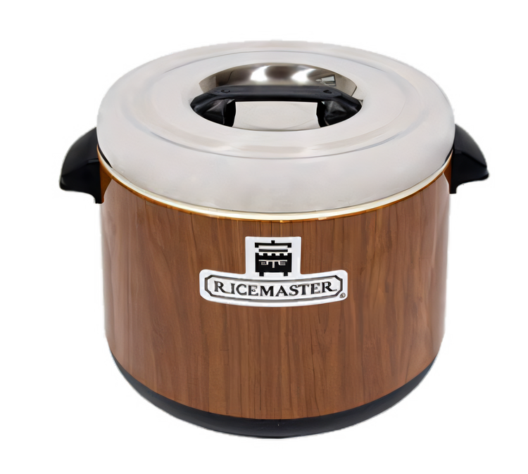 Product image #1 for RiceMaster 18 Qt Sushi Rice Container, Wood Grain Exterior
