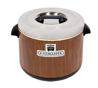 RiceMaster 18 Qt Sushi Rice Container, Wood Grain Exterior