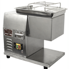 Thumbnail image #1 for Uniworld Foodservice Equipment UMC400-06 Countertop Meat Cutting Machine, 6mm Blade, Stainless Steel, 1.5 HP, 110V/60 Hz, Single-Phase