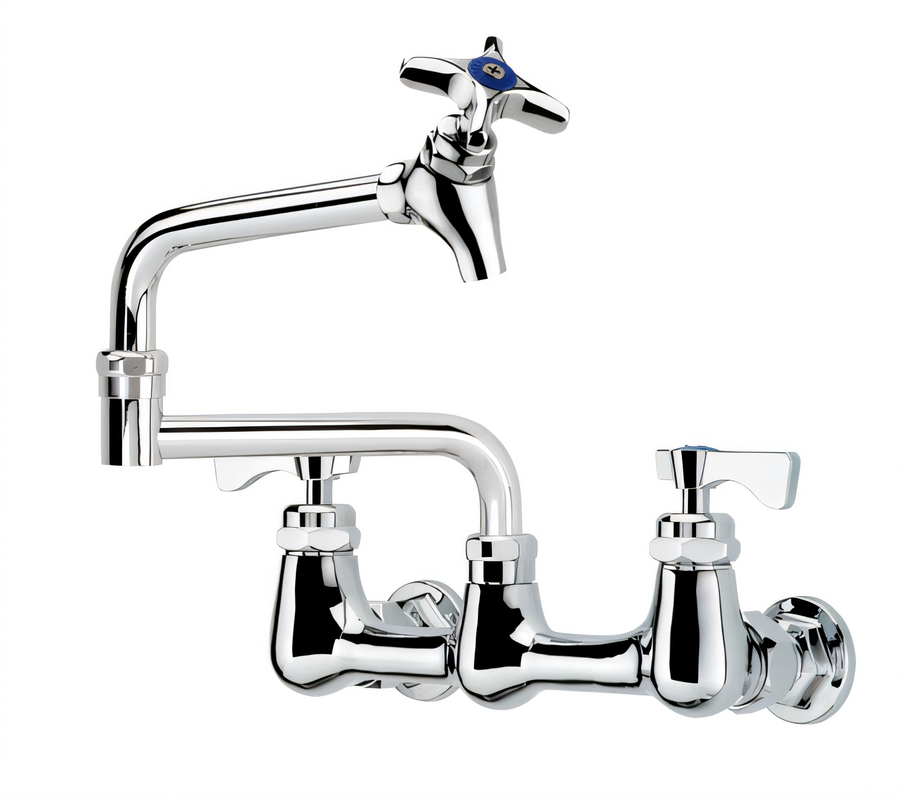 Product image #1 for Krowne Royal Series Wall Mount Pot Filler Faucet with 12-Inch Jointed Spout