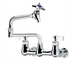 Thumbnail image #1 for Krowne Royal Series Wall Mount Pot Filler Faucet with 12-Inch Jointed Spout