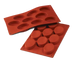 Thumbnail image #1 for Silikomart Oval Silicone Baking Mold, 9-Cavity
