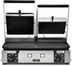 Thumbnail image #1 for Trento Double Countertop Panini Press Sandwich Grill, 10 x 19 Inch Cast Iron Ribbed Plates, 220V