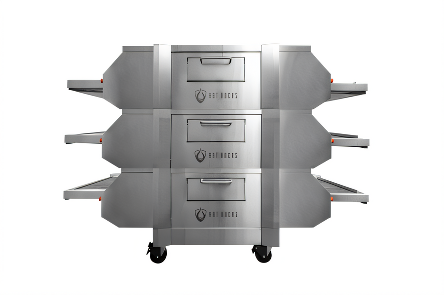 Product image #1 for Hot Rocks Classic 7033 Triple-Stack Stone Conveyor Pizza Oven, 70 x 33-Inch Baking Surface