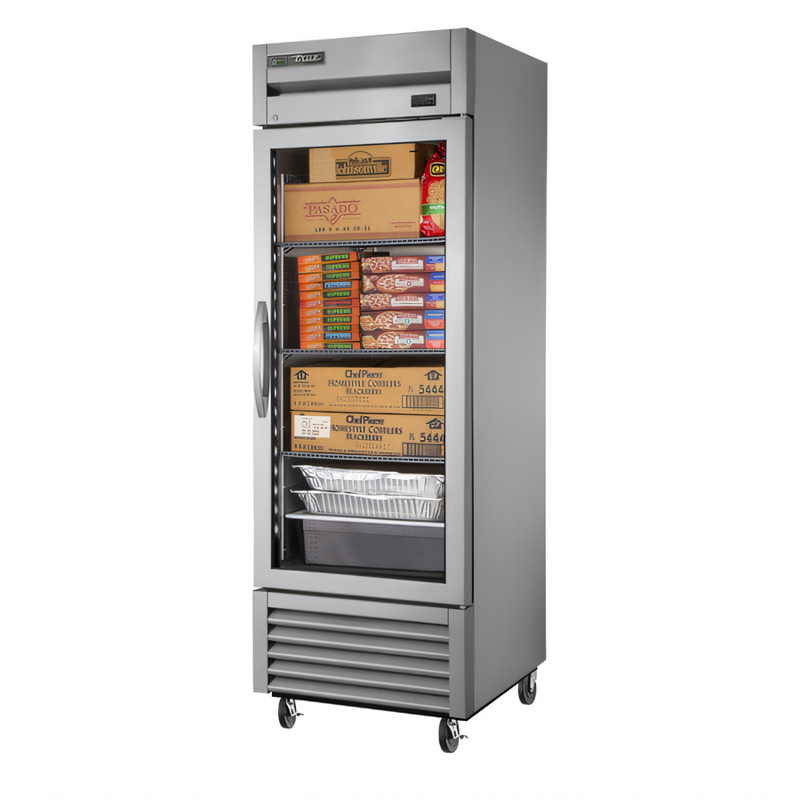 Product image #1 for True 1-Section Full-Height Convertible Reach-In Refrigerator/Freezer with Framed Glass Door