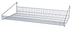 Thumbnail image #1 for Quantum SG-LS1836GY Store Grid Wall-Mounted Shelf — 36 Inches W x 18 Inches D x 7.5 Inches H, Gray Epoxy Antimicrobial Finish, Retaining Front Edge, NSF