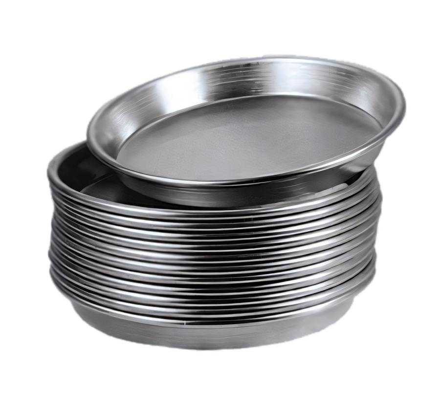 Product image #1 for American Metalcraft 19-Inch Round Tapered/Nesting Solid 14-Gauge Aluminum Pizza Pan